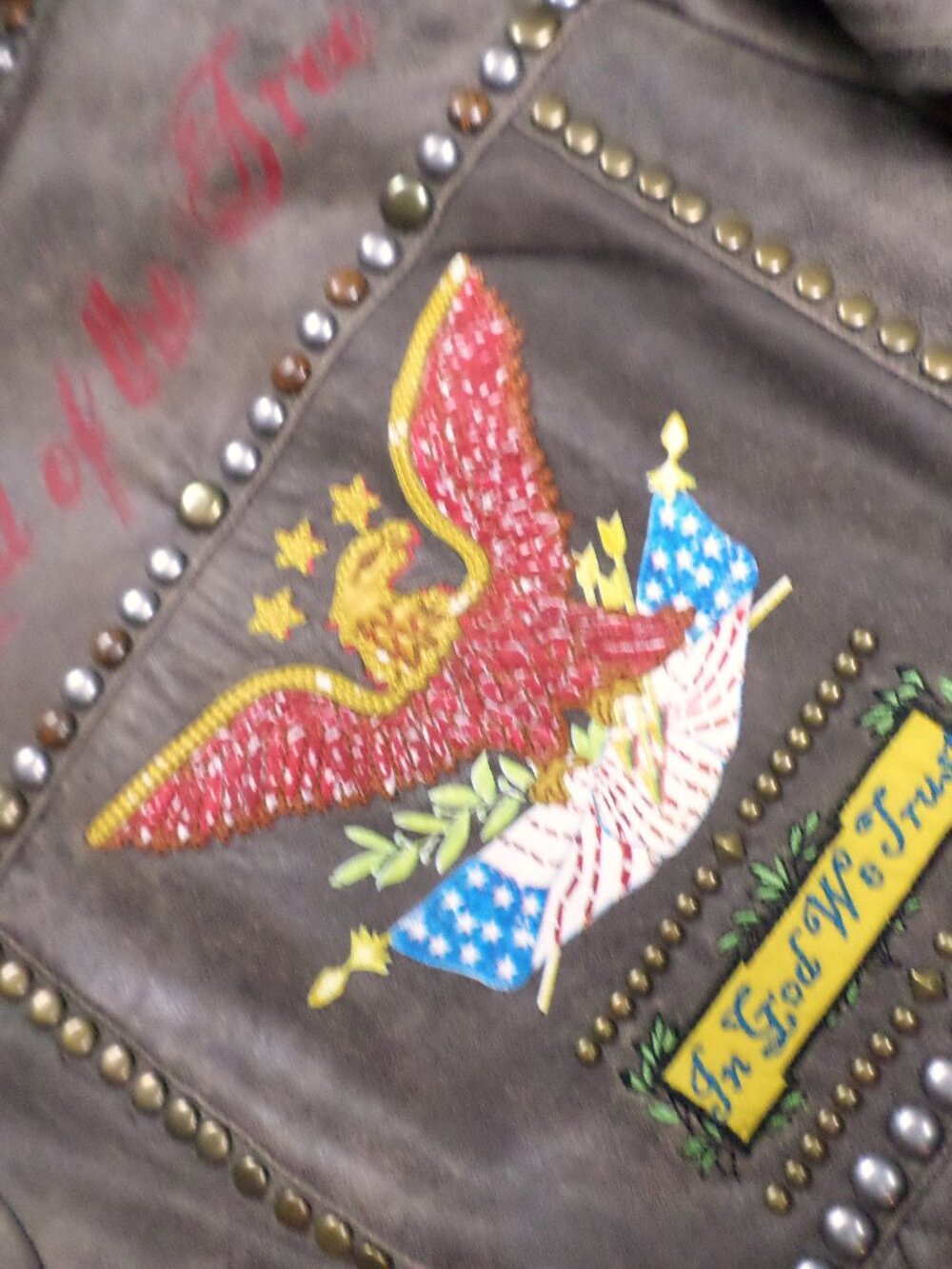 DOUBLE D RANCH Jacket, Land of the Free $1,195.00 SPREAD YOUR WINGS IN STATEMENT - Picture 14 of 16